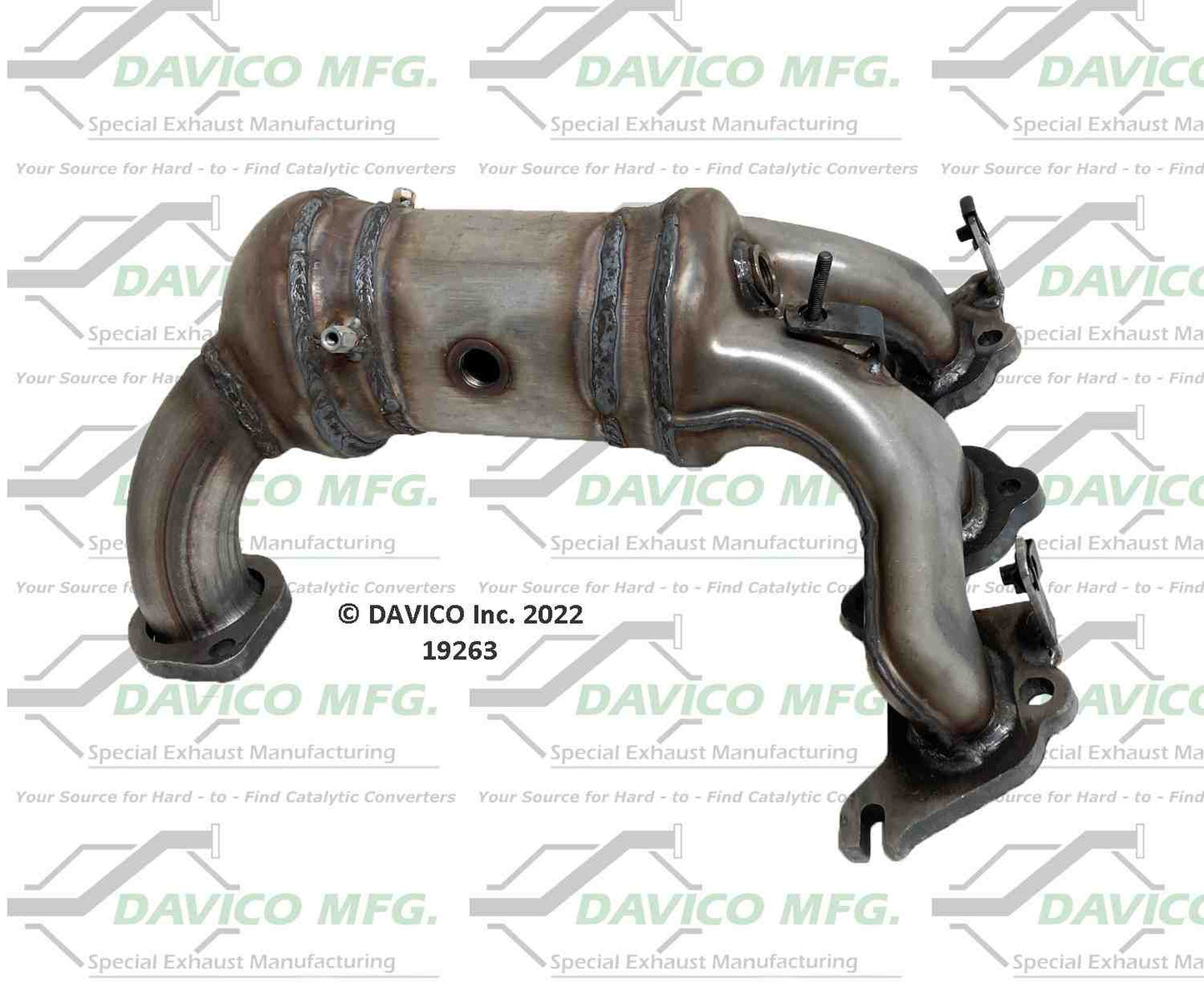 Davico Mfg Exact-Fit Catalytic Converter - Manifold 19263