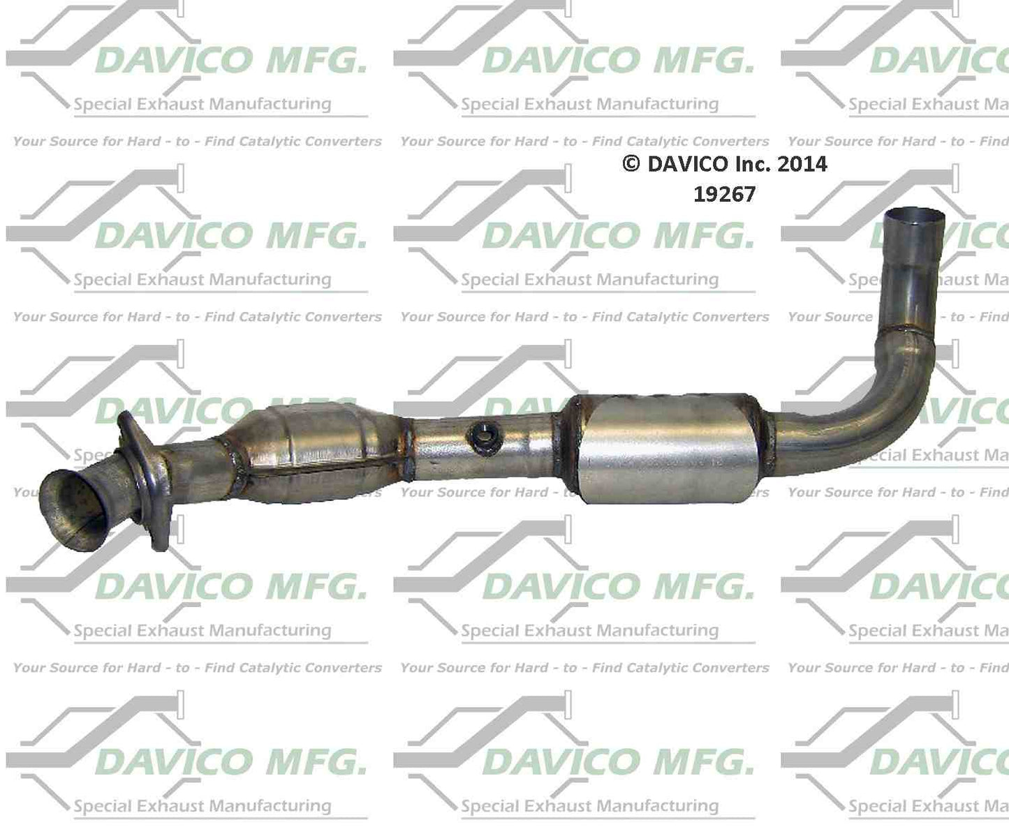 Davico Mfg Exact-Fit Catalytic Converter 19267
