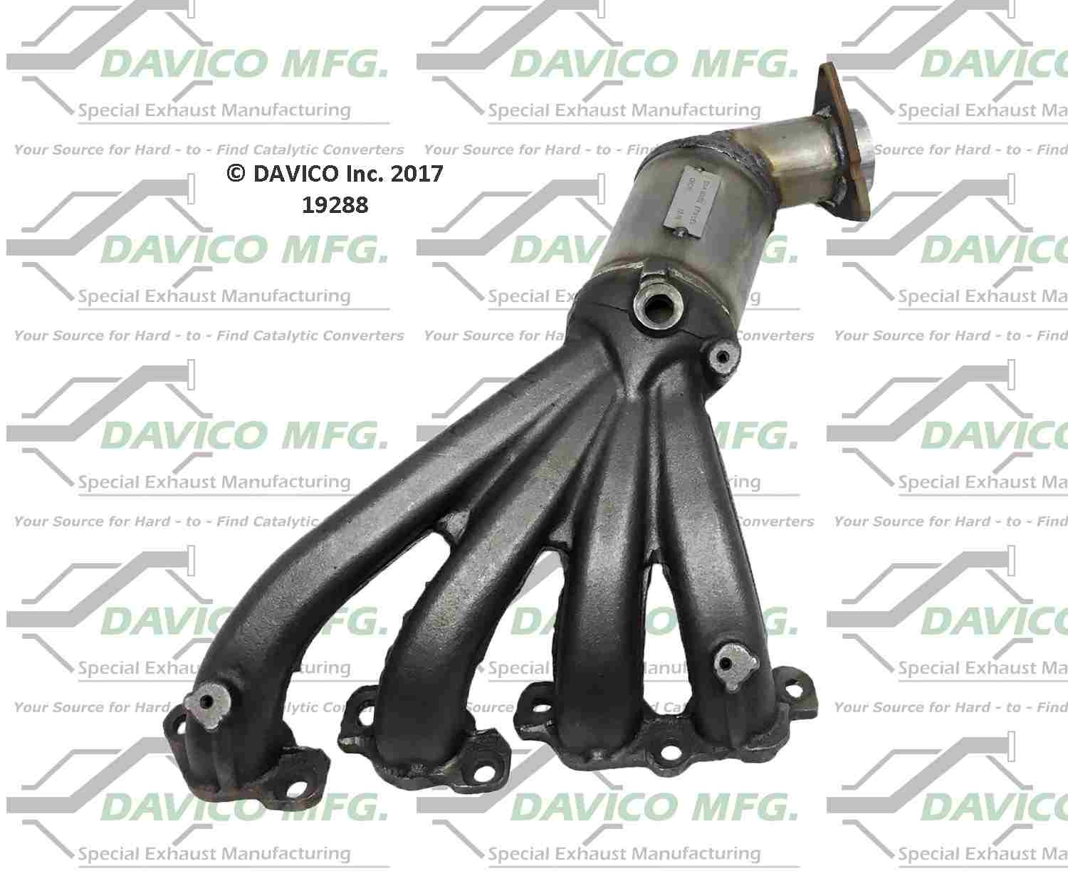 Davico Mfg Exact-Fit Catalytic Converter - Manifold 19288