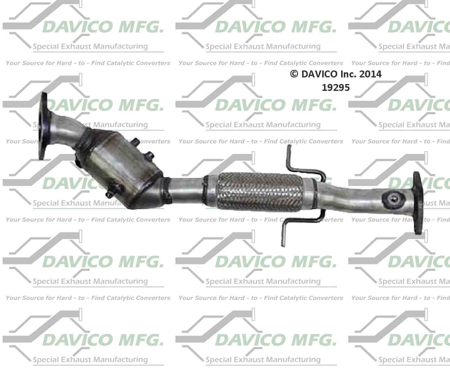 Davico Mfg Exact-Fit Catalytic Converter 19295