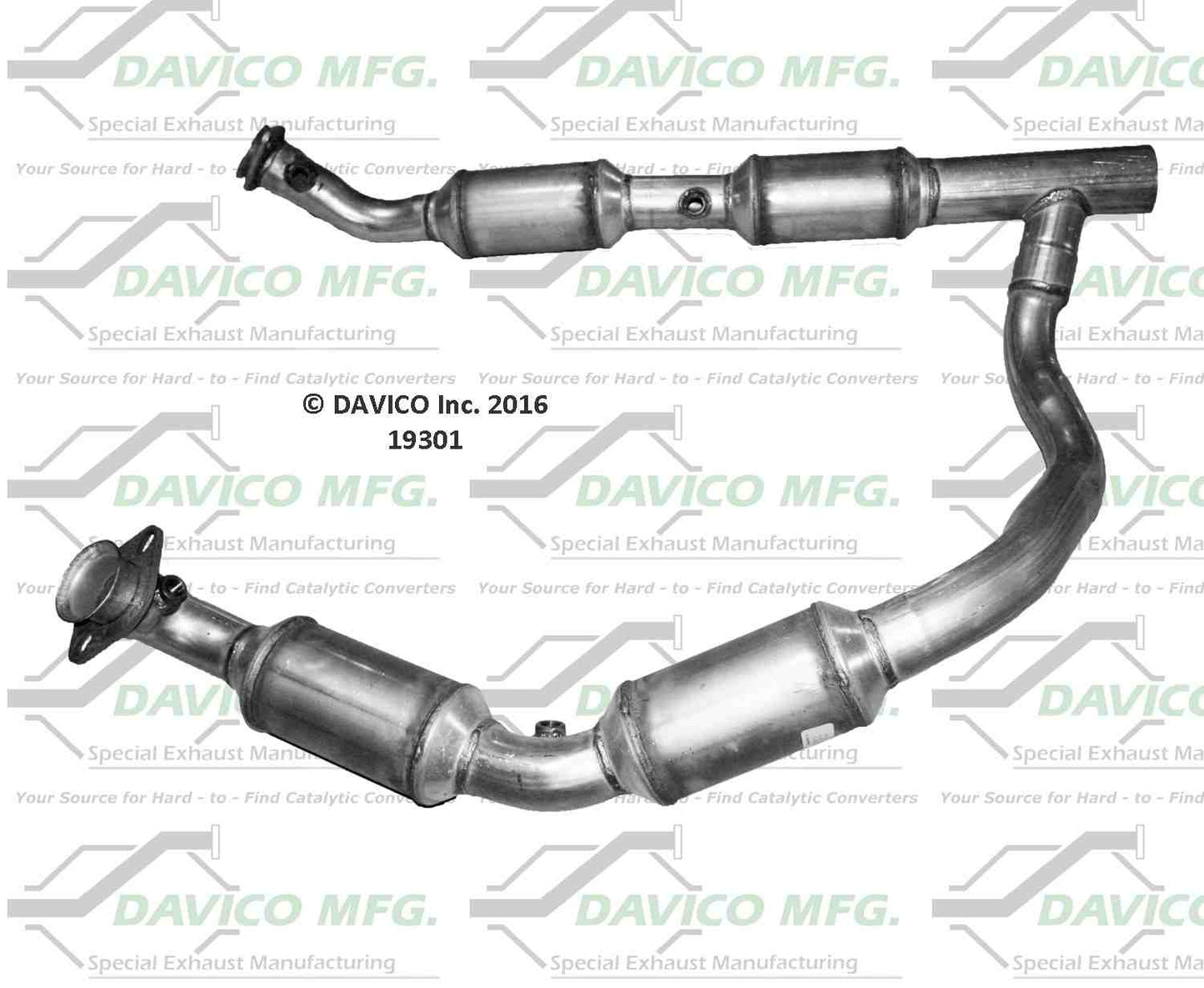 Davico Mfg Exact-Fit Catalytic Converter 19301