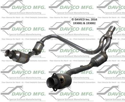 Davico Mfg Exact-Fit Catalytic Converter 193081