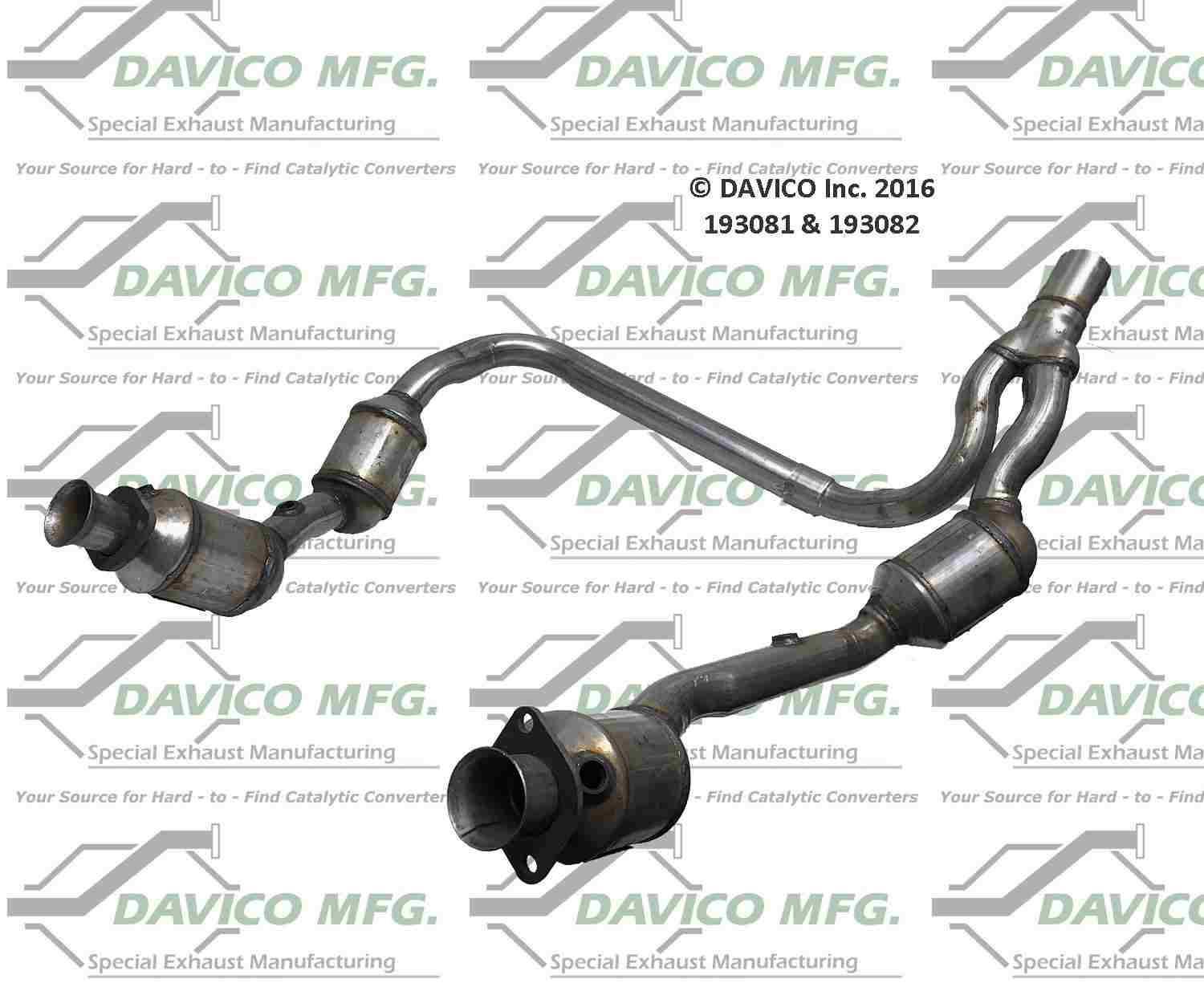 Davico Mfg Exact-Fit Catalytic Converter 193082