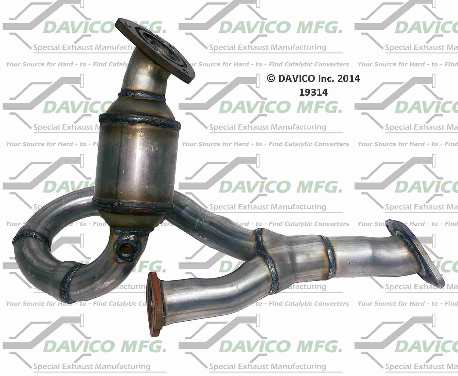 Davico Mfg Exact-Fit Catalytic Converter 19314