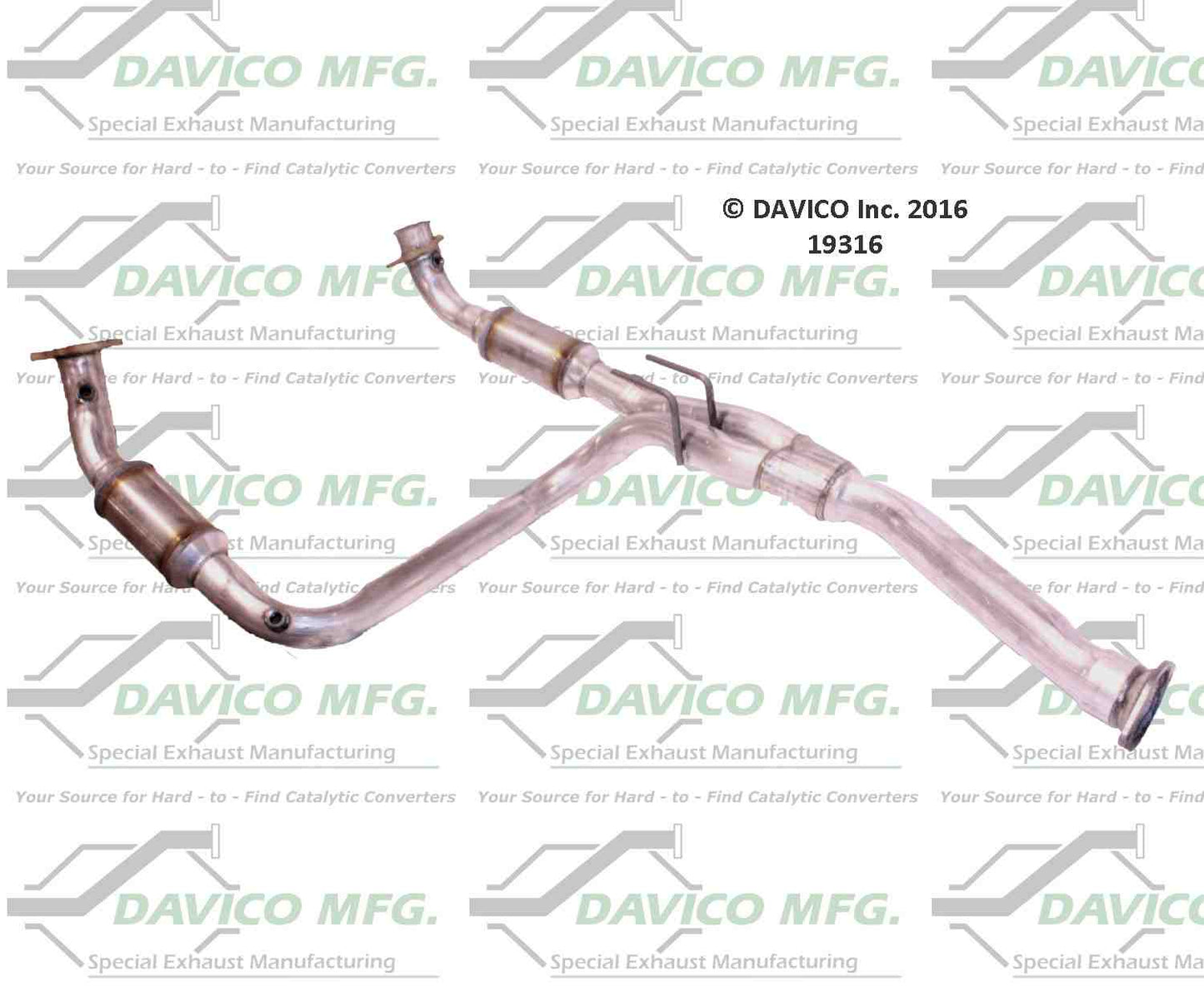 Davico Mfg Exact-Fit Catalytic Converter 19316