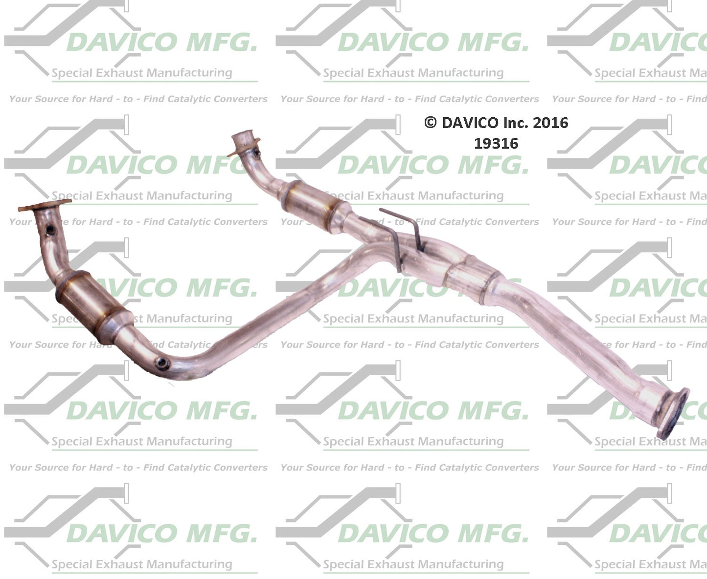 Davico Mfg Exact-Fit Catalytic Converter 19316