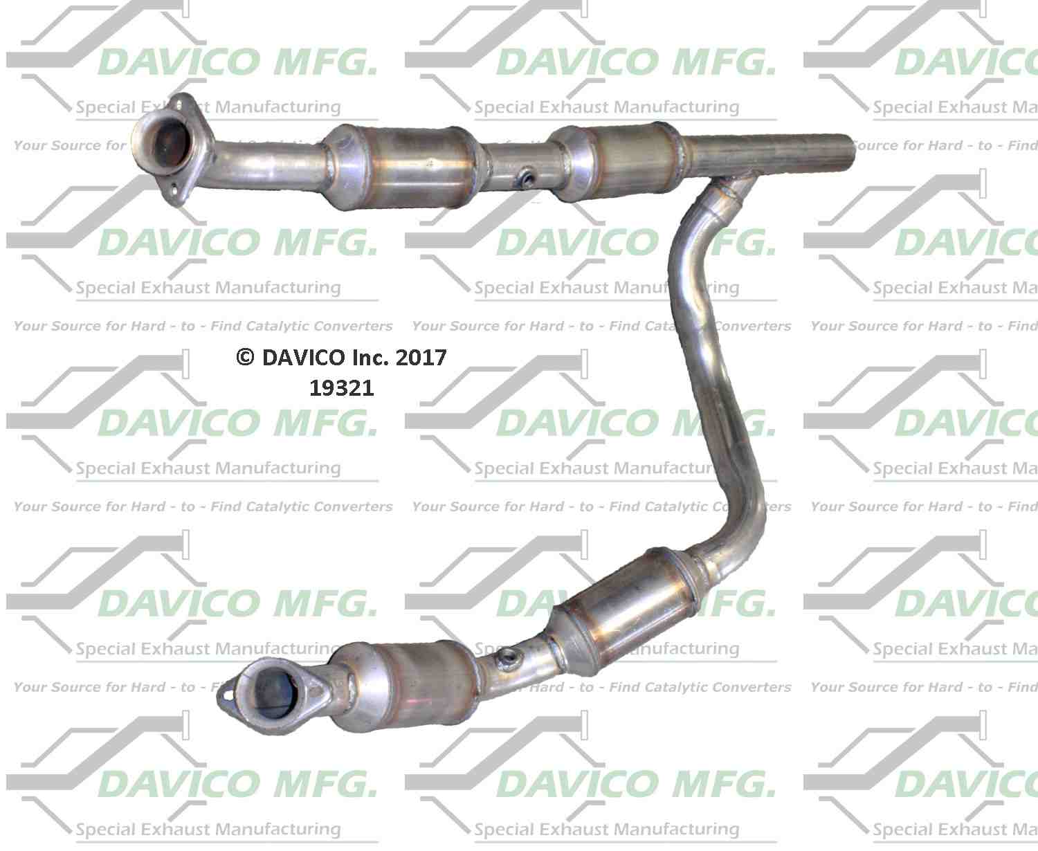 Davico Mfg Exact-Fit Catalytic Converter 19321