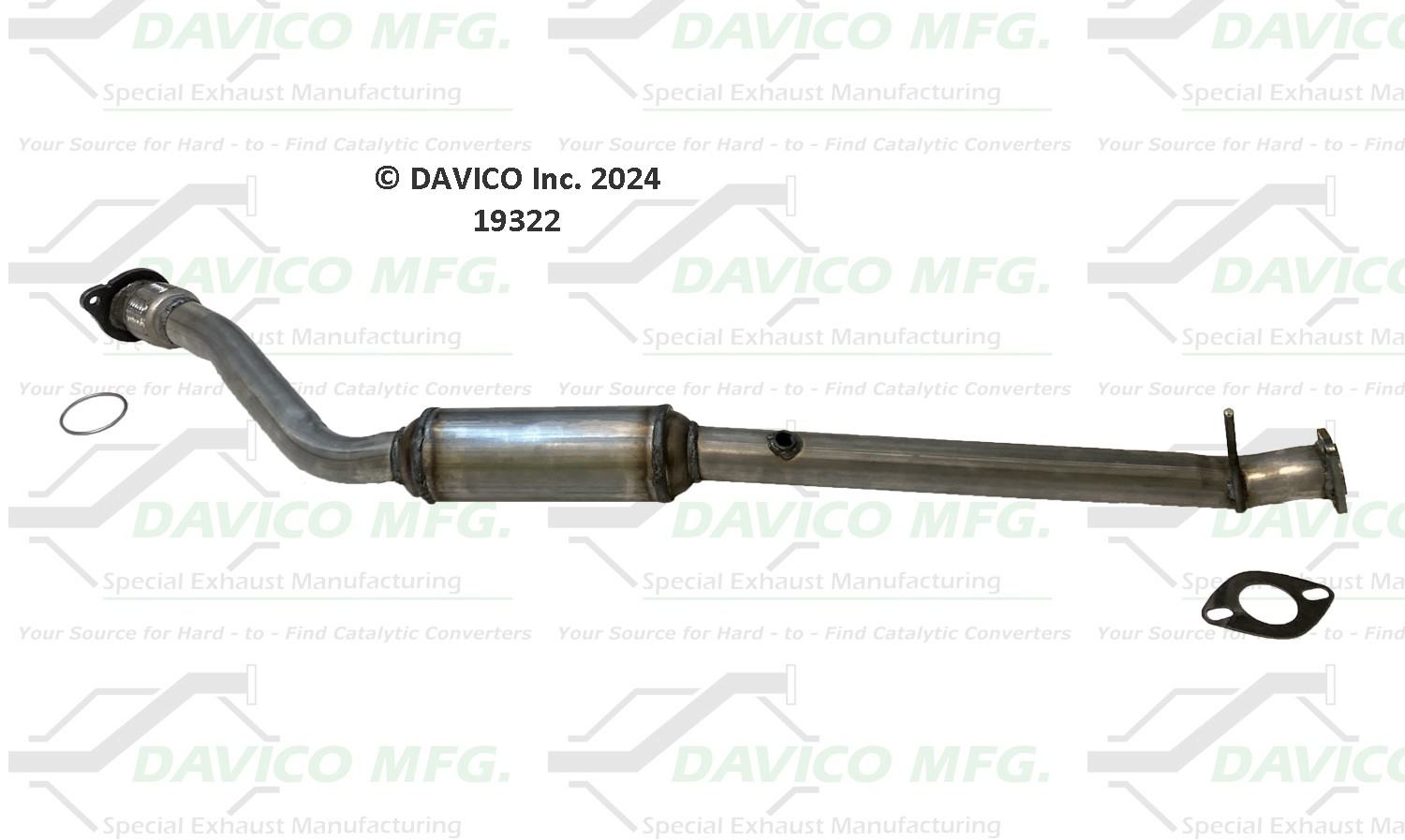 Davico Mfg Exact-Fit Catalytic Converter 19322