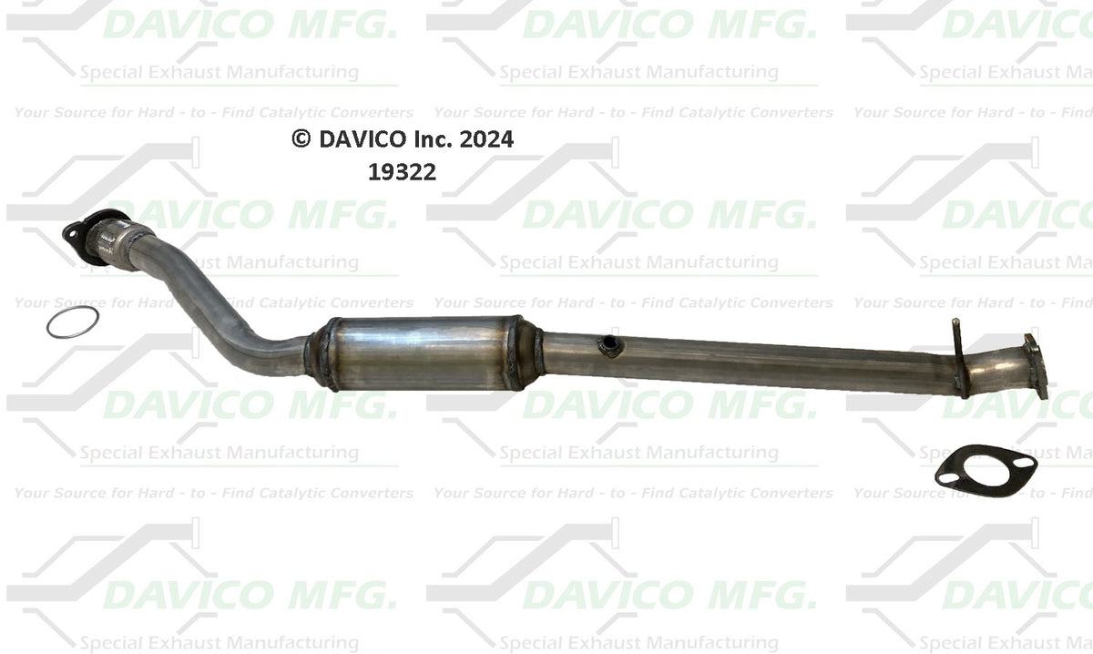 Davico Mfg Exact-Fit Catalytic Converter 19322