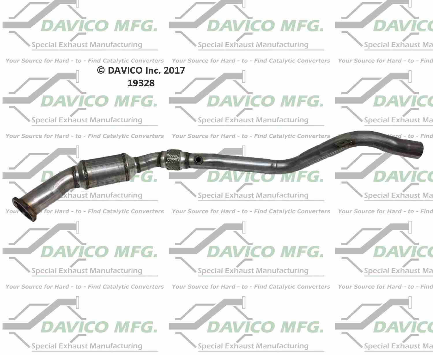 Davico Mfg Catalytic Converter 19328