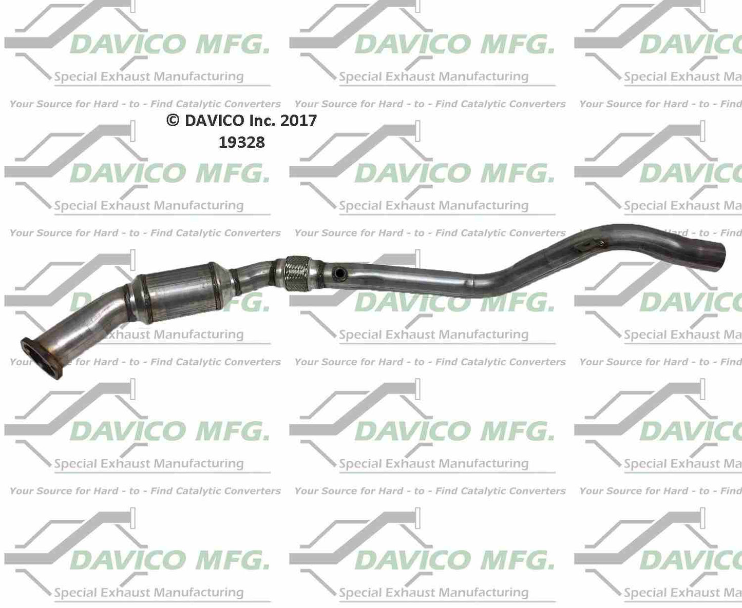 Davico Mfg Exact-Fit Catalytic Converter 19328