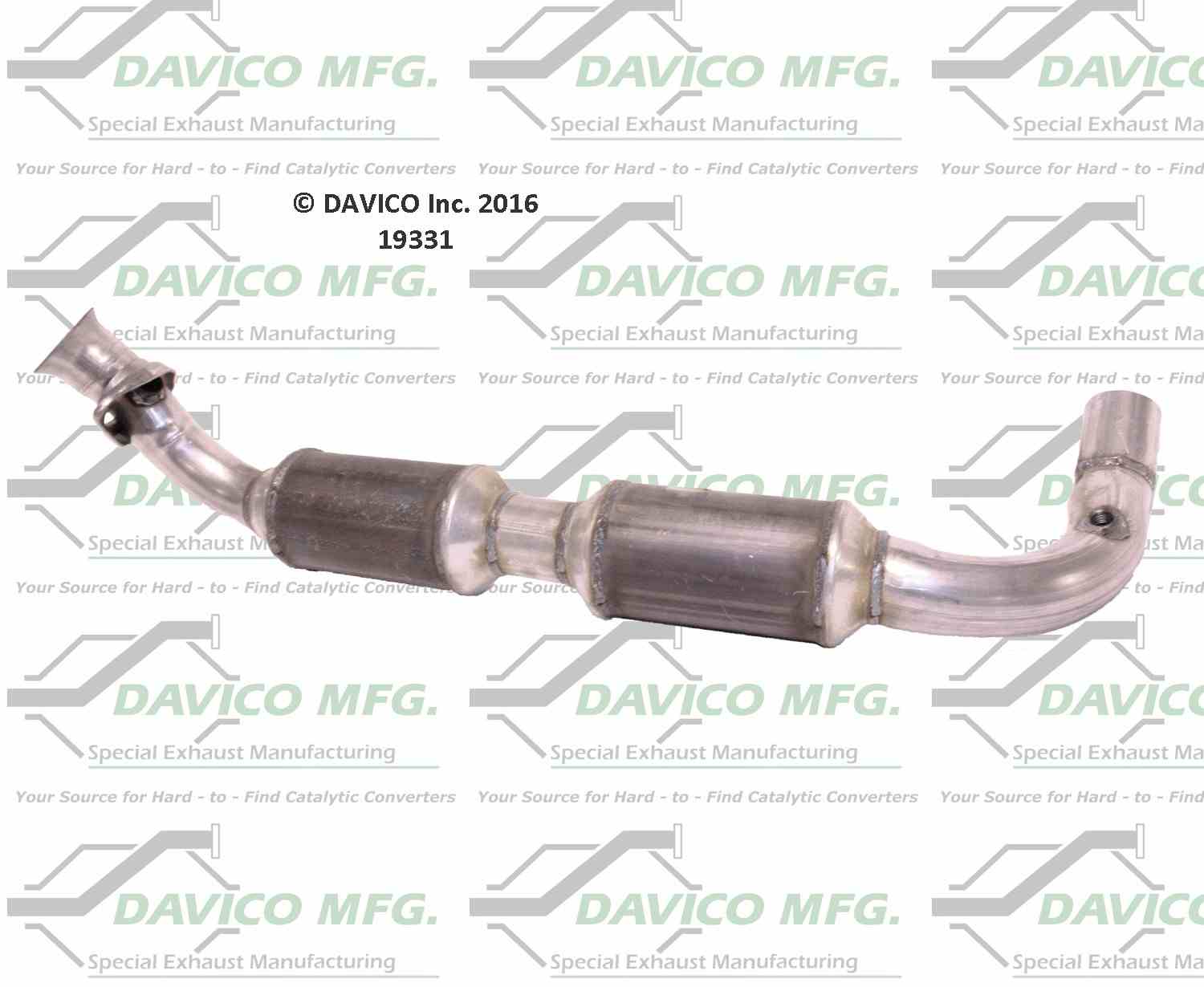 Davico Mfg Exact-Fit Catalytic Converter 19331