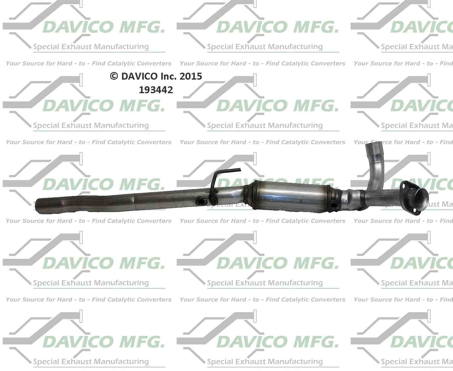 Davico Mfg Exact-Fit Catalytic Converter 193442