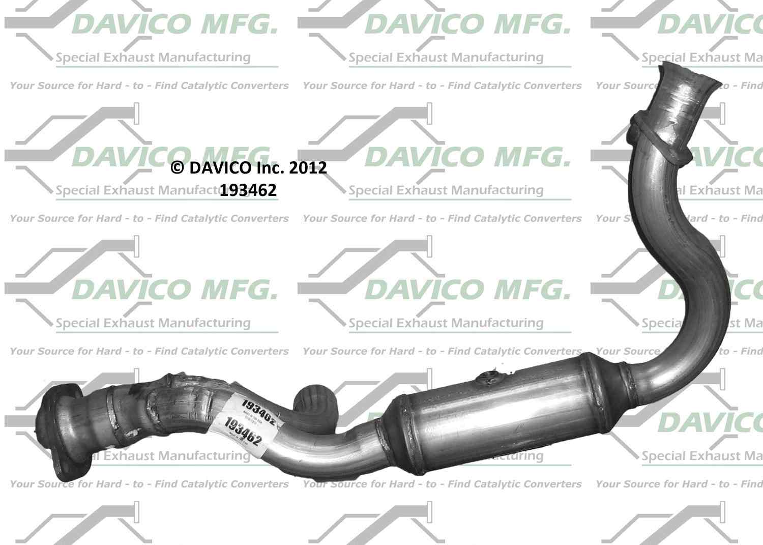 Davico Mfg Exact-Fit Catalytic Converter 193462