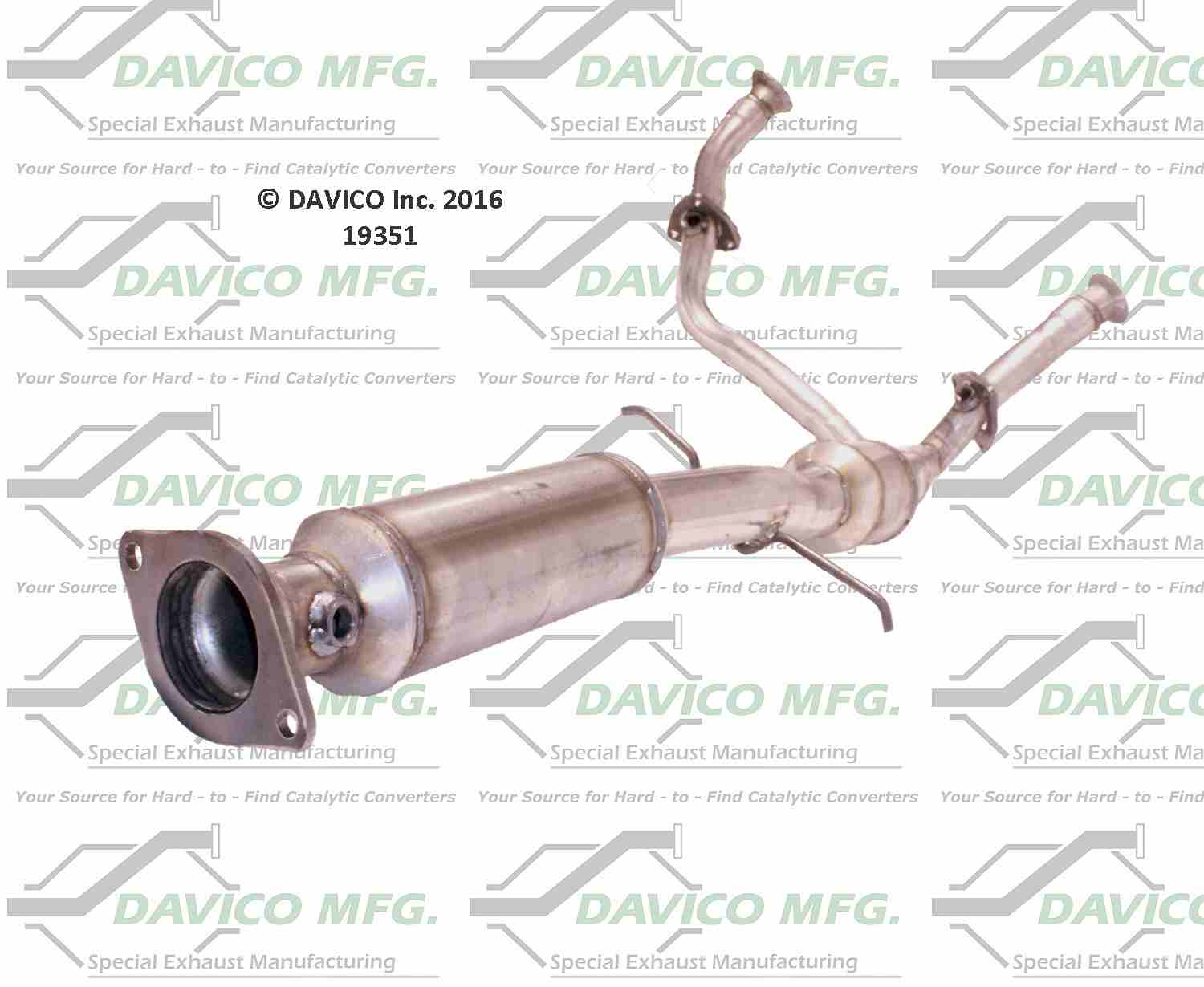 Davico Mfg Exact-Fit Catalytic Converter 19351