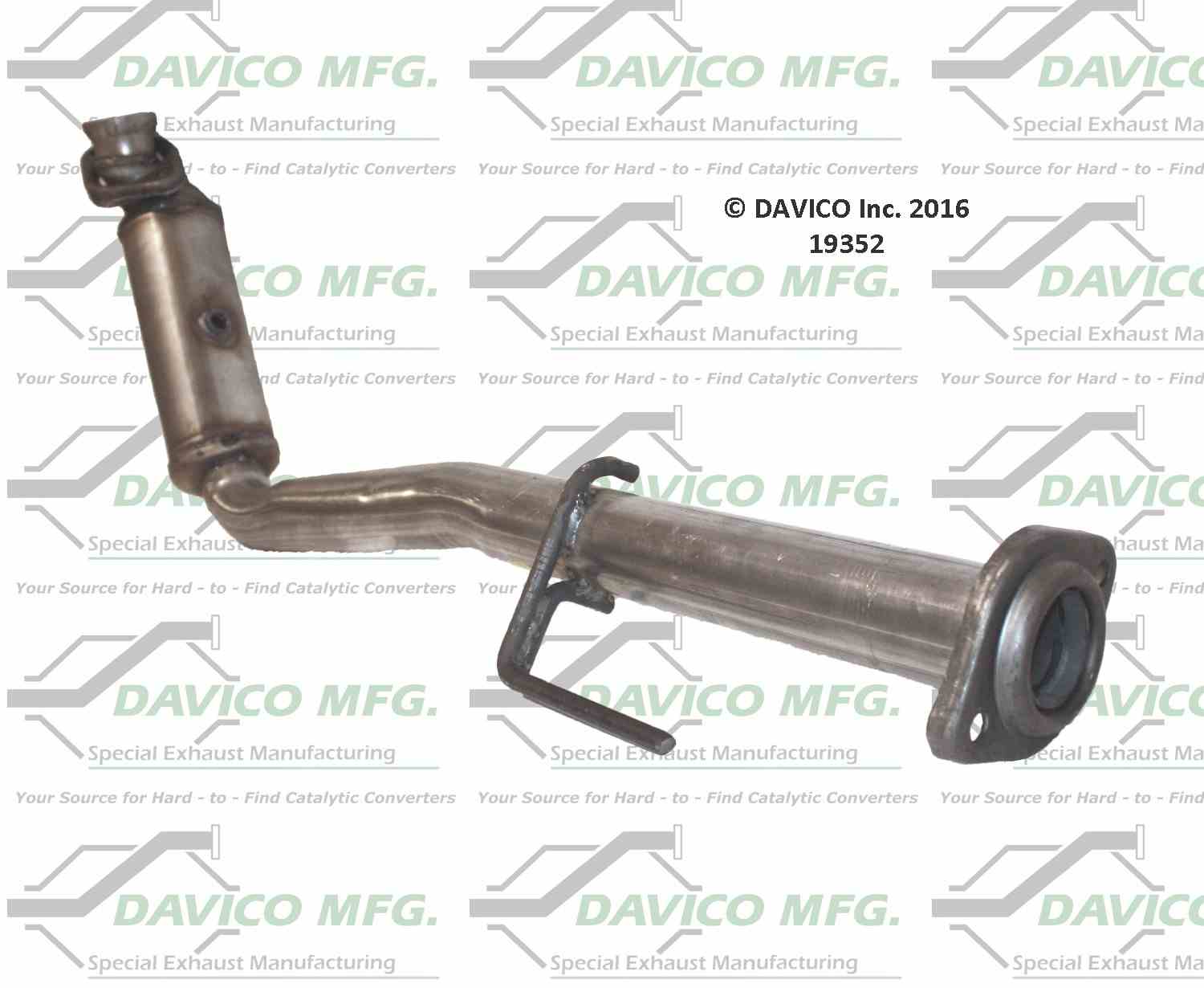 Davico Mfg Exact-Fit Catalytic Converter 19352