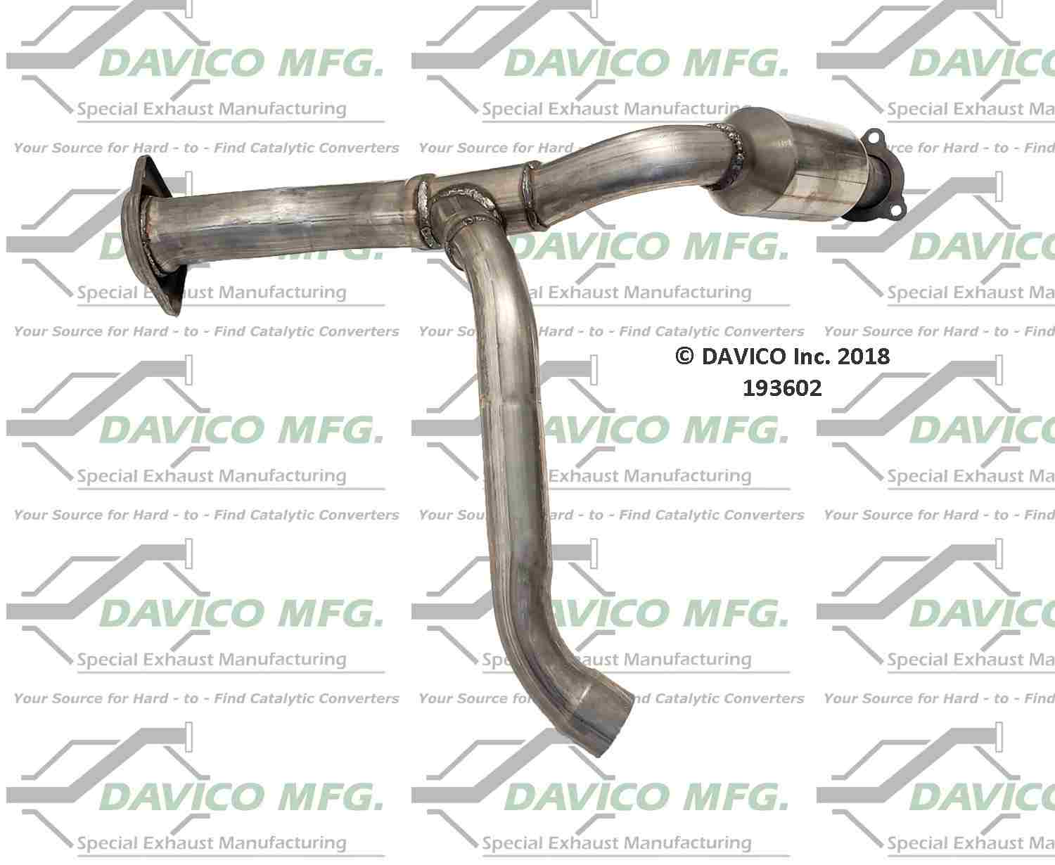 Davico Mfg Exact-Fit Catalytic Converter 193602