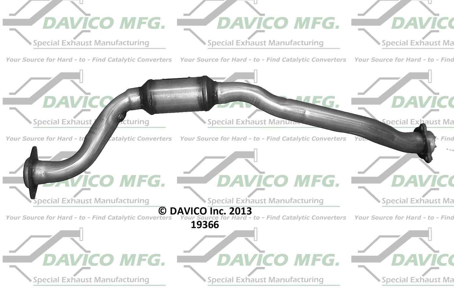 Davico Mfg Exact-Fit Catalytic Converter 19366