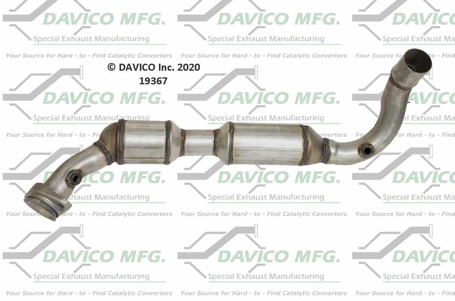 Davico Mfg Catalytic Converter 19367