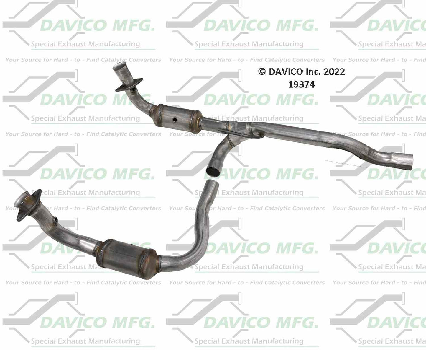 Davico Mfg Exact-Fit Catalytic Converter 19374