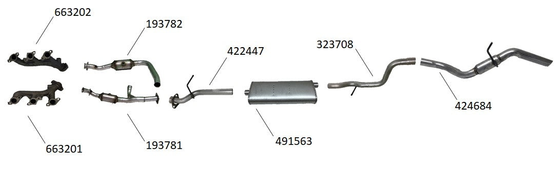 Davico Mfg Exact-Fit Catalytic Converter 193782