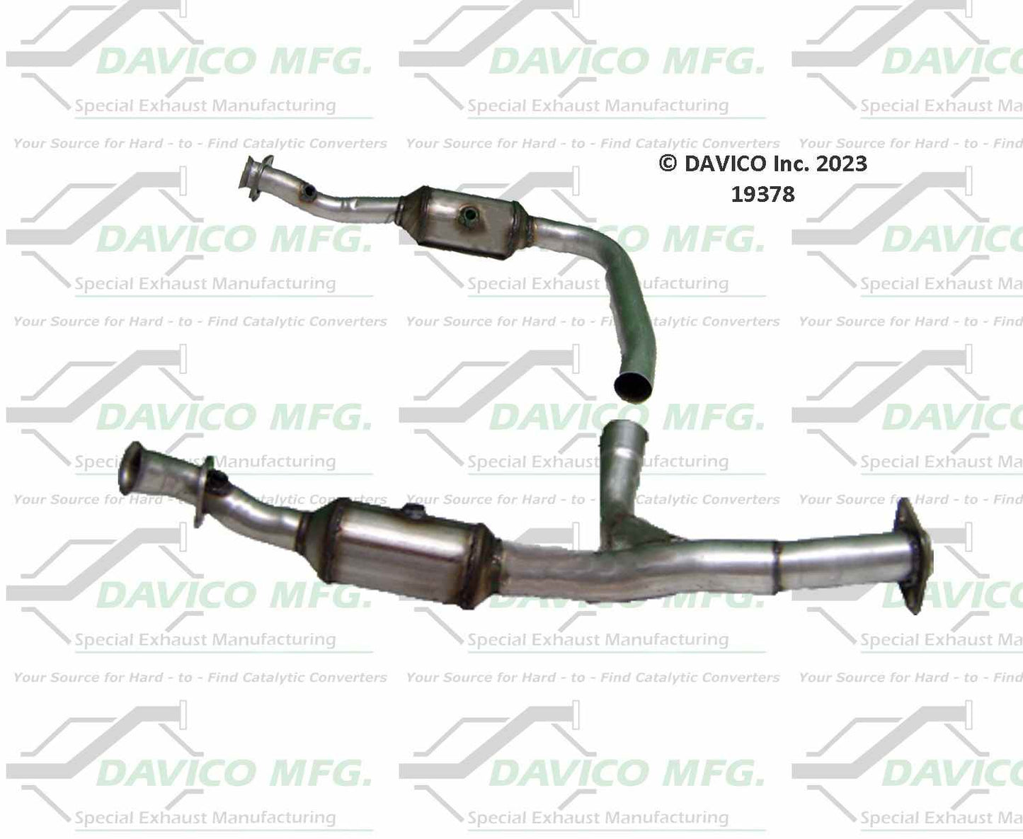 Davico Mfg Exact-Fit Catalytic Converter 19378