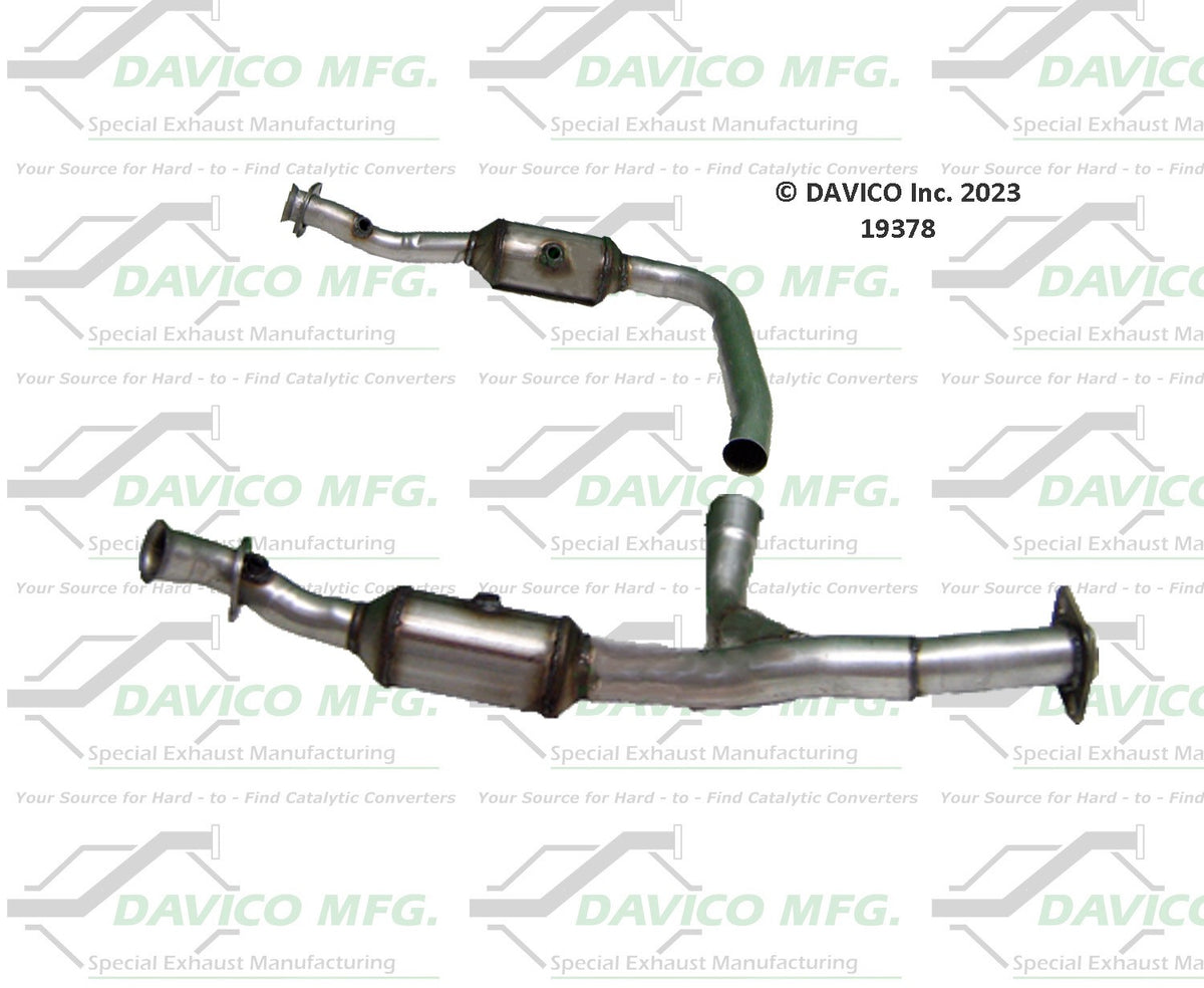 Davico Mfg Exact-Fit Catalytic Converter 19378