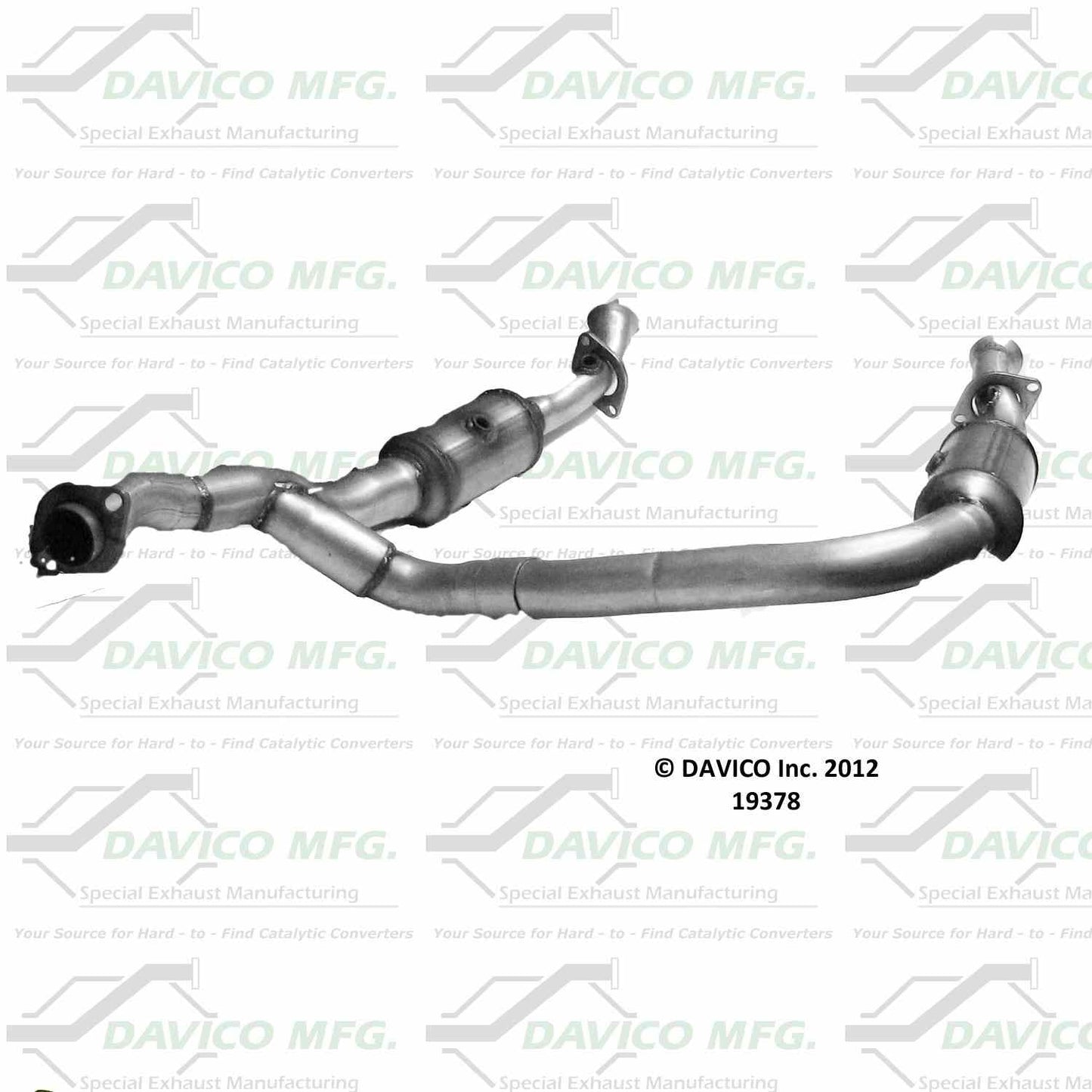 Davico Mfg Exact-Fit Catalytic Converter 19378