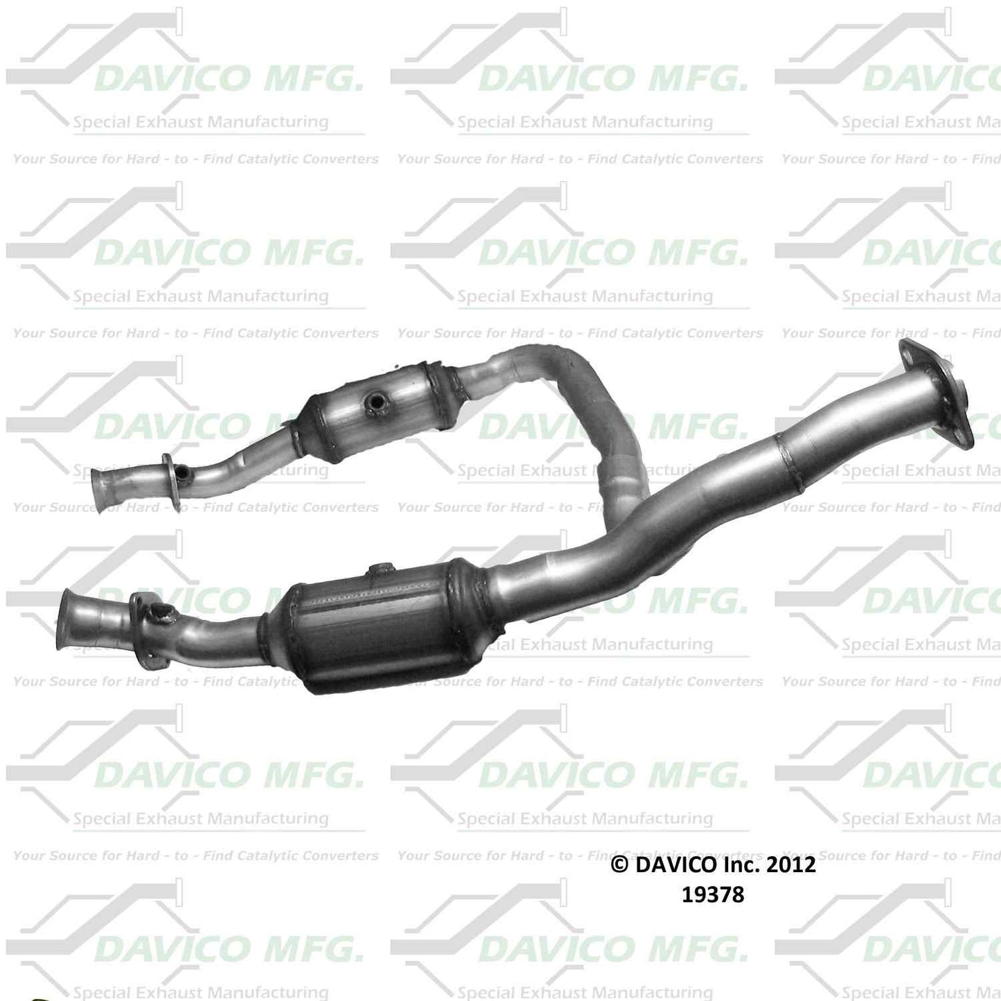Davico Mfg Exact-Fit Catalytic Converter 19378
