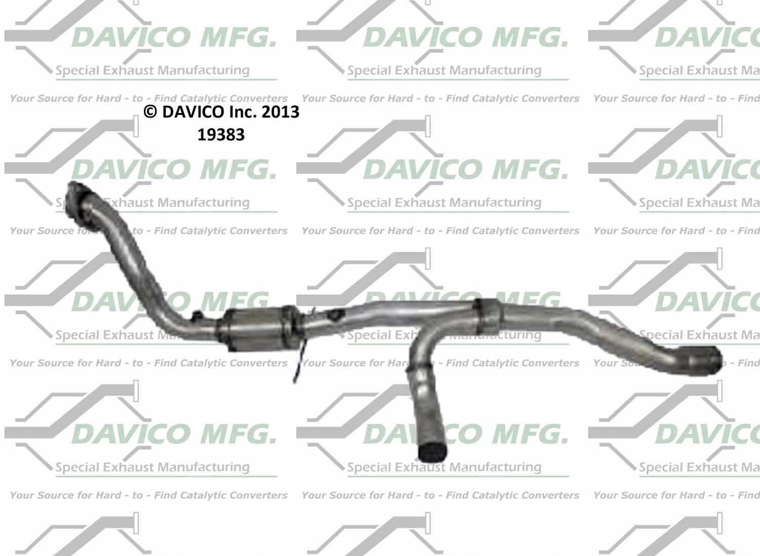 Davico Mfg Exact-Fit Catalytic Converter 19383