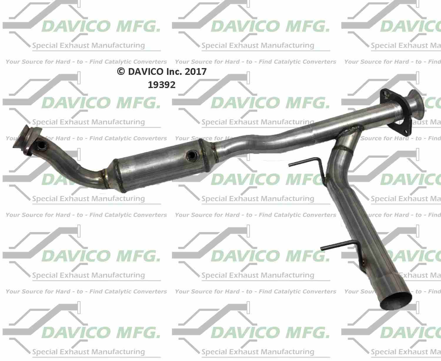 Davico Mfg Exact-Fit Catalytic Converter 19392