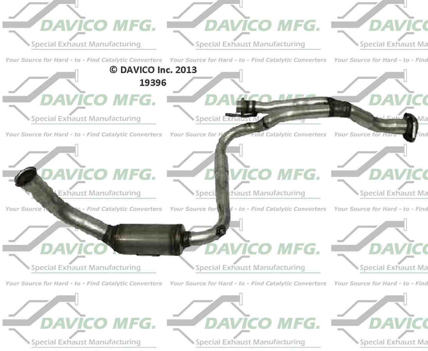 Davico Mfg Exact-Fit Catalytic Converter 19396