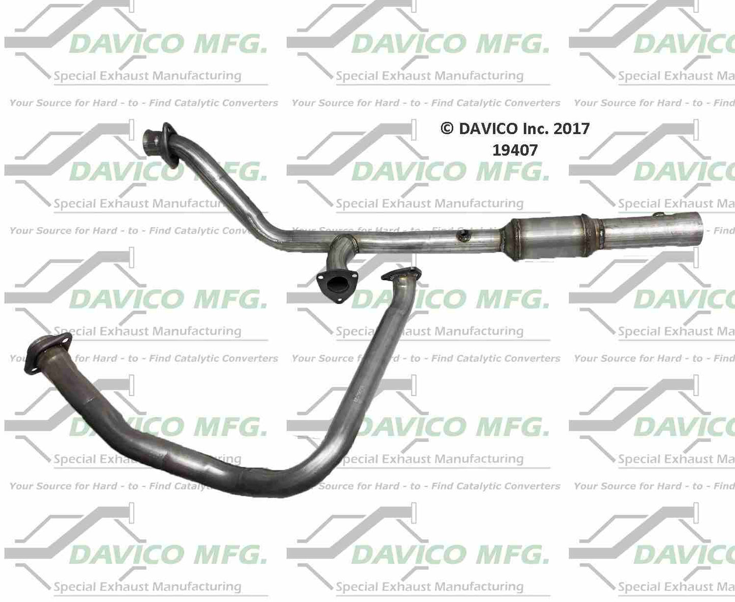 Davico Mfg Exact-Fit Catalytic Converter 19407