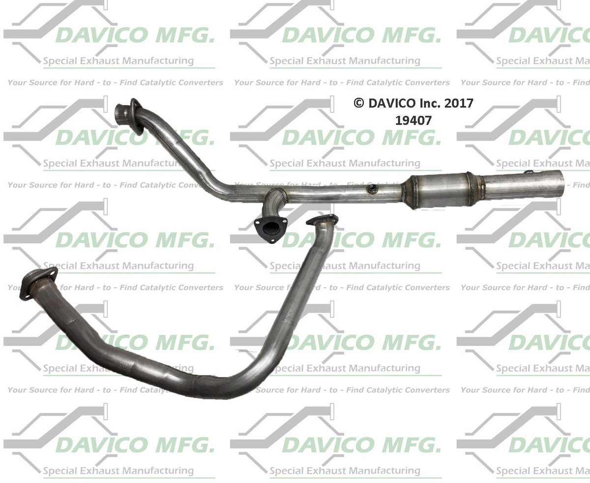 Davico Mfg Exact-Fit Catalytic Converter 19407