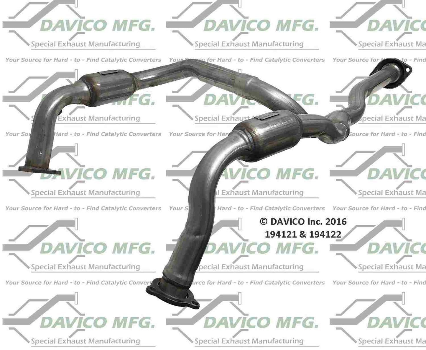 Davico Mfg Exact-Fit Catalytic Converter 194122