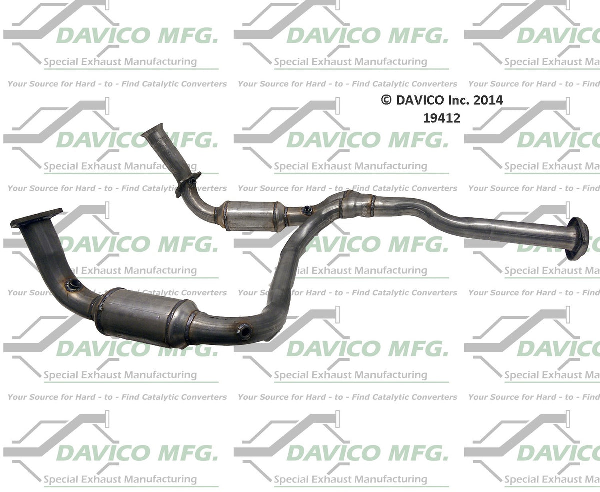 Davico Mfg Exact-Fit Catalytic Converter 19412
