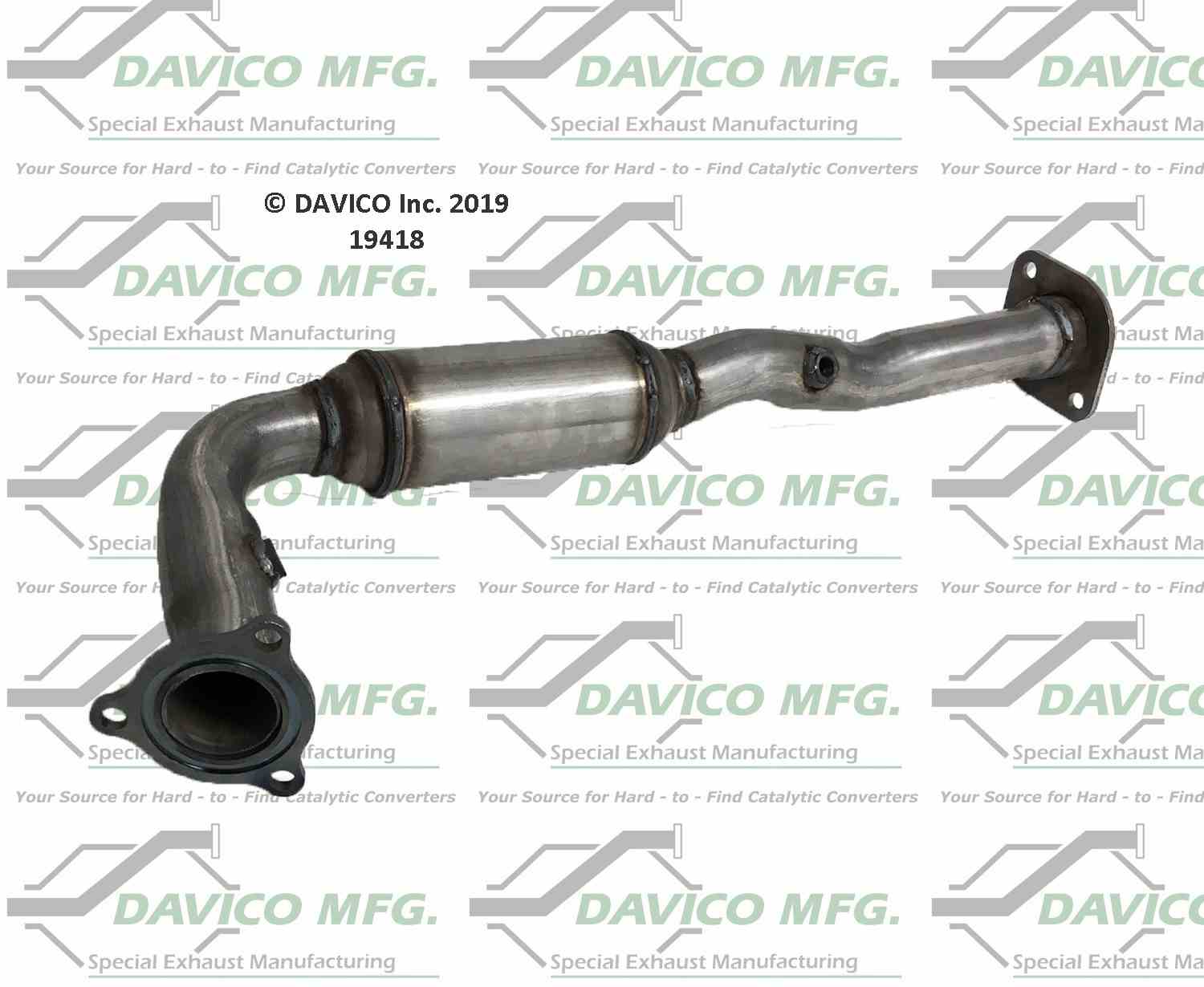 Davico Mfg Exact-Fit Catalytic Converter 19418