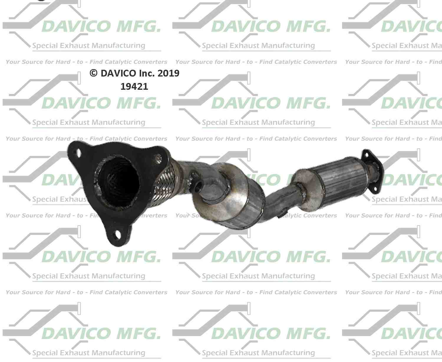 Davico Mfg Exact-Fit Catalytic Converter 19421