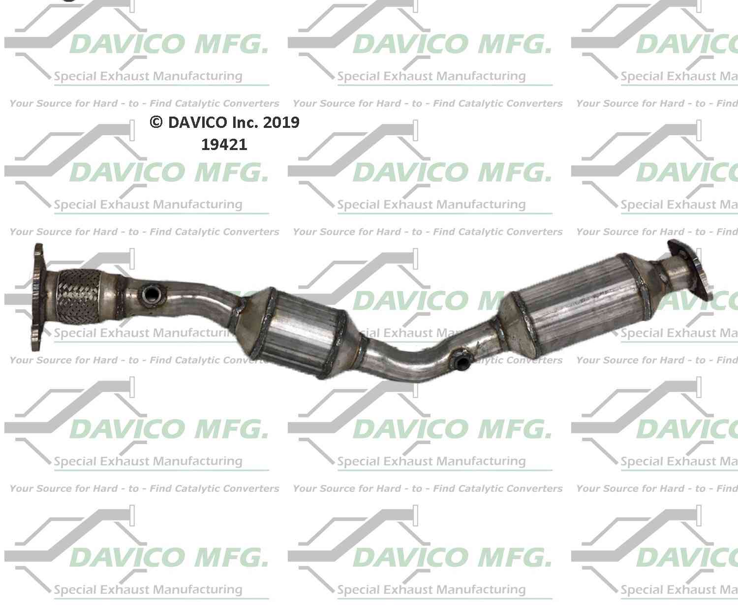 Davico Mfg Exact-Fit Catalytic Converter 19421