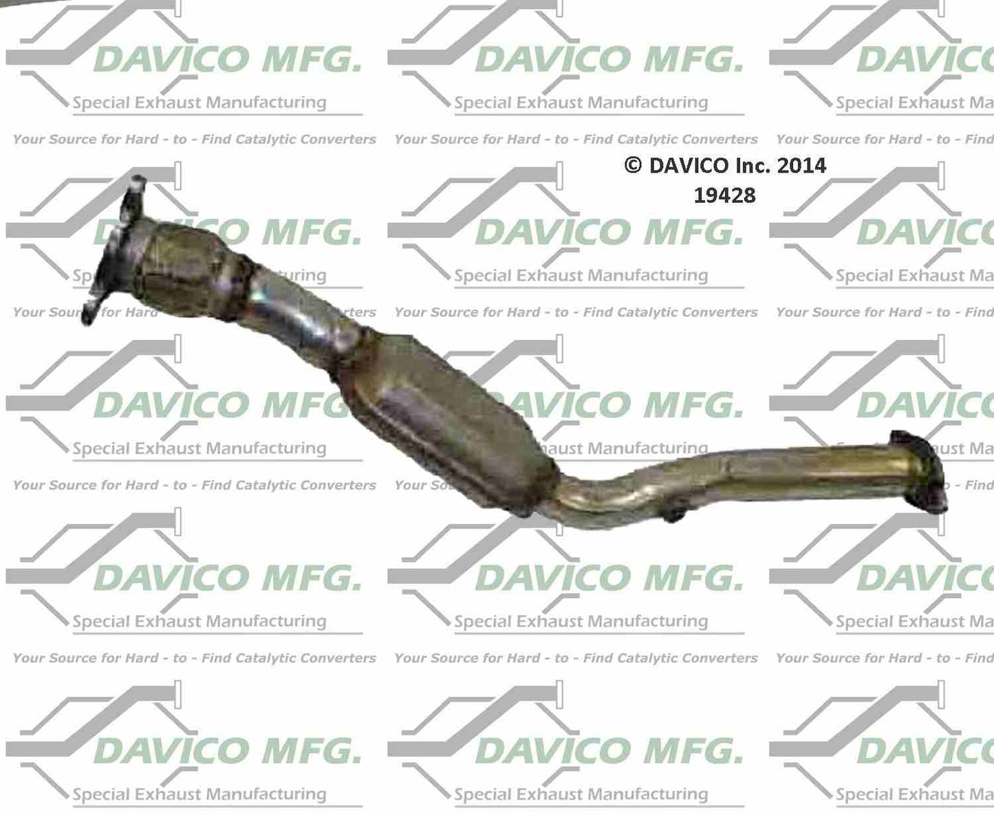 Davico Mfg Exact-Fit Catalytic Converter 19428