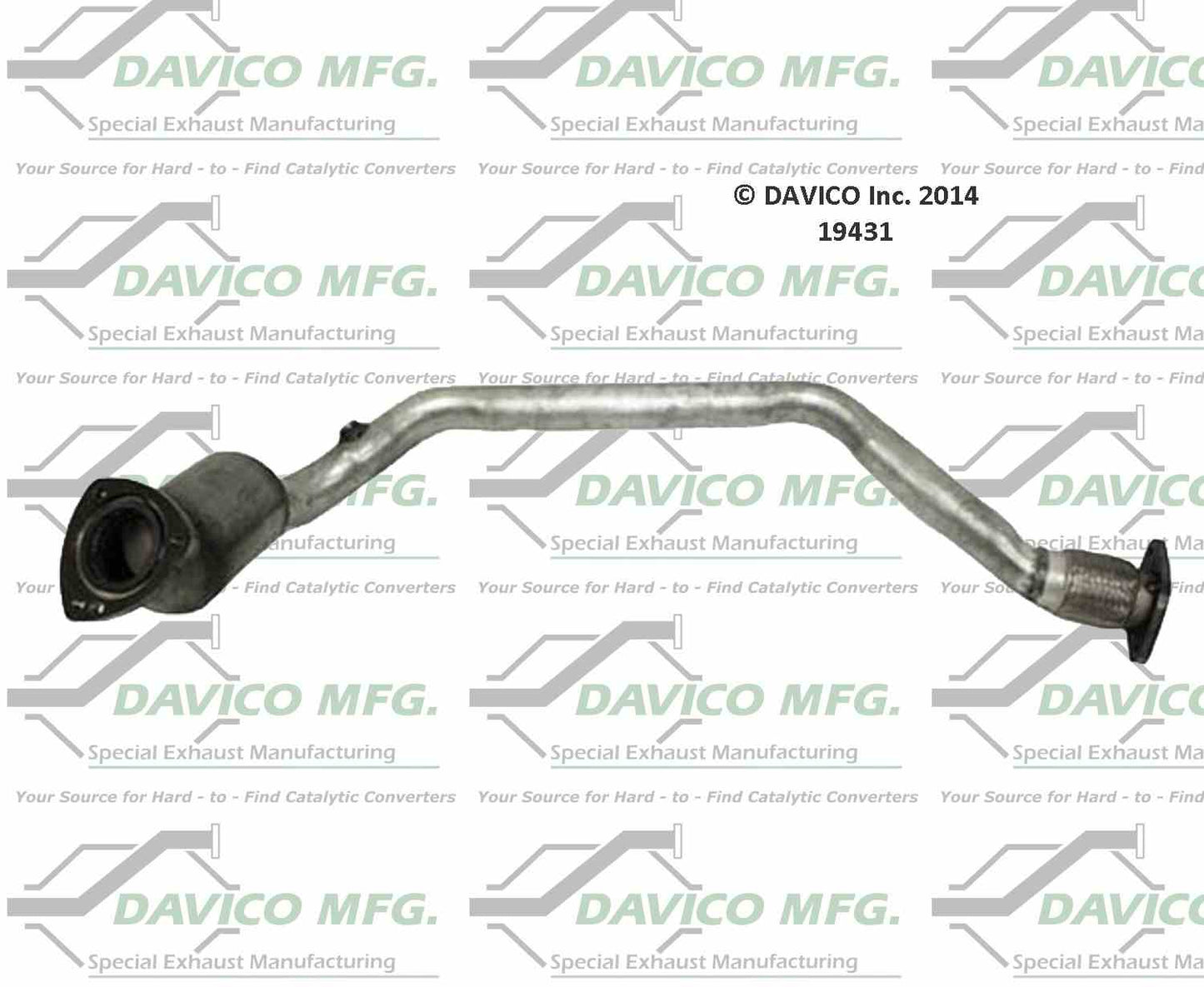 Davico Mfg Exact-Fit Catalytic Converter 19431