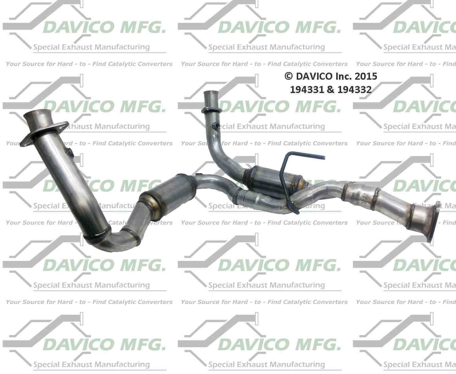 Davico Mfg Exact-Fit Catalytic Converter 194332