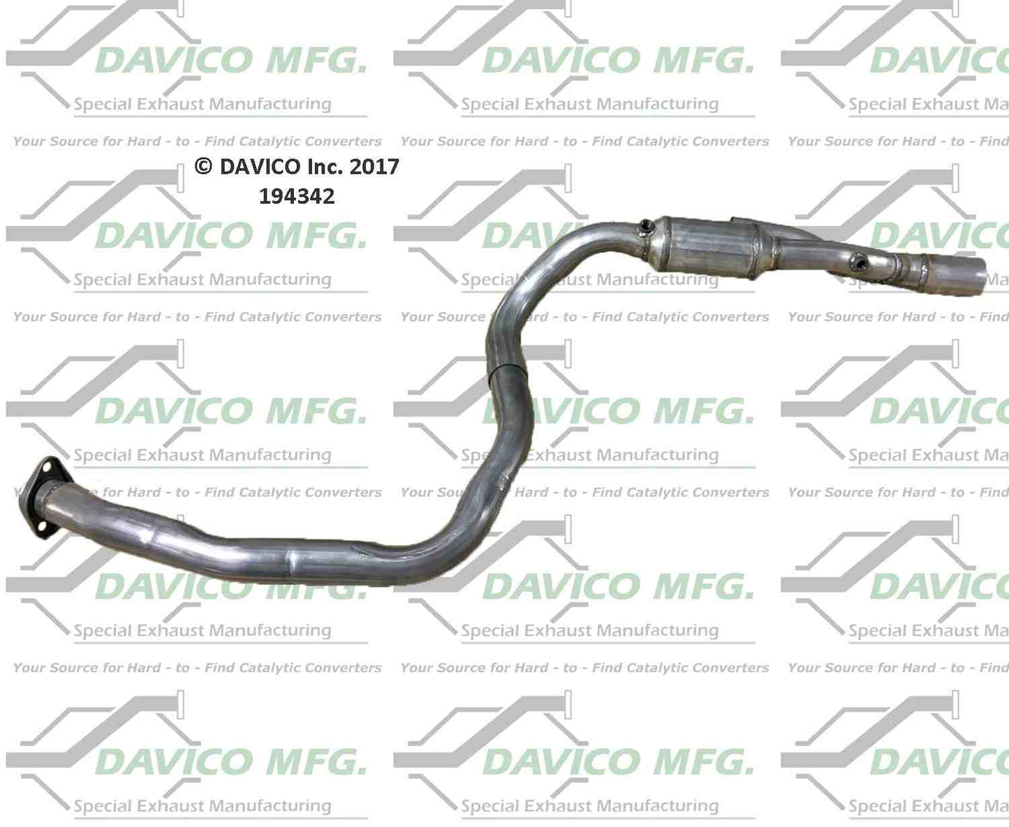Davico Mfg Exact-Fit Catalytic Converter 194342