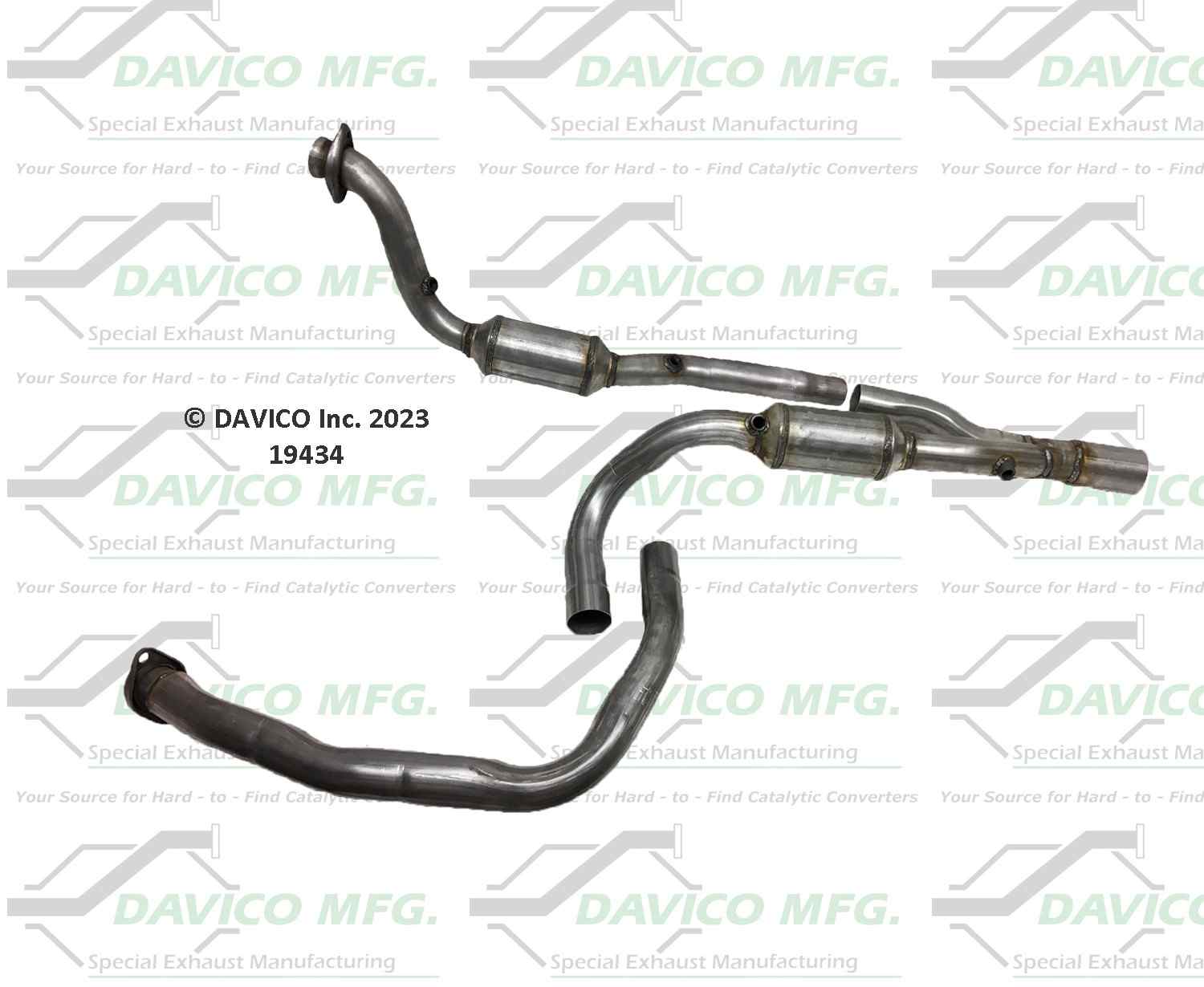 Davico Mfg Exact-Fit Catalytic Converter 19434