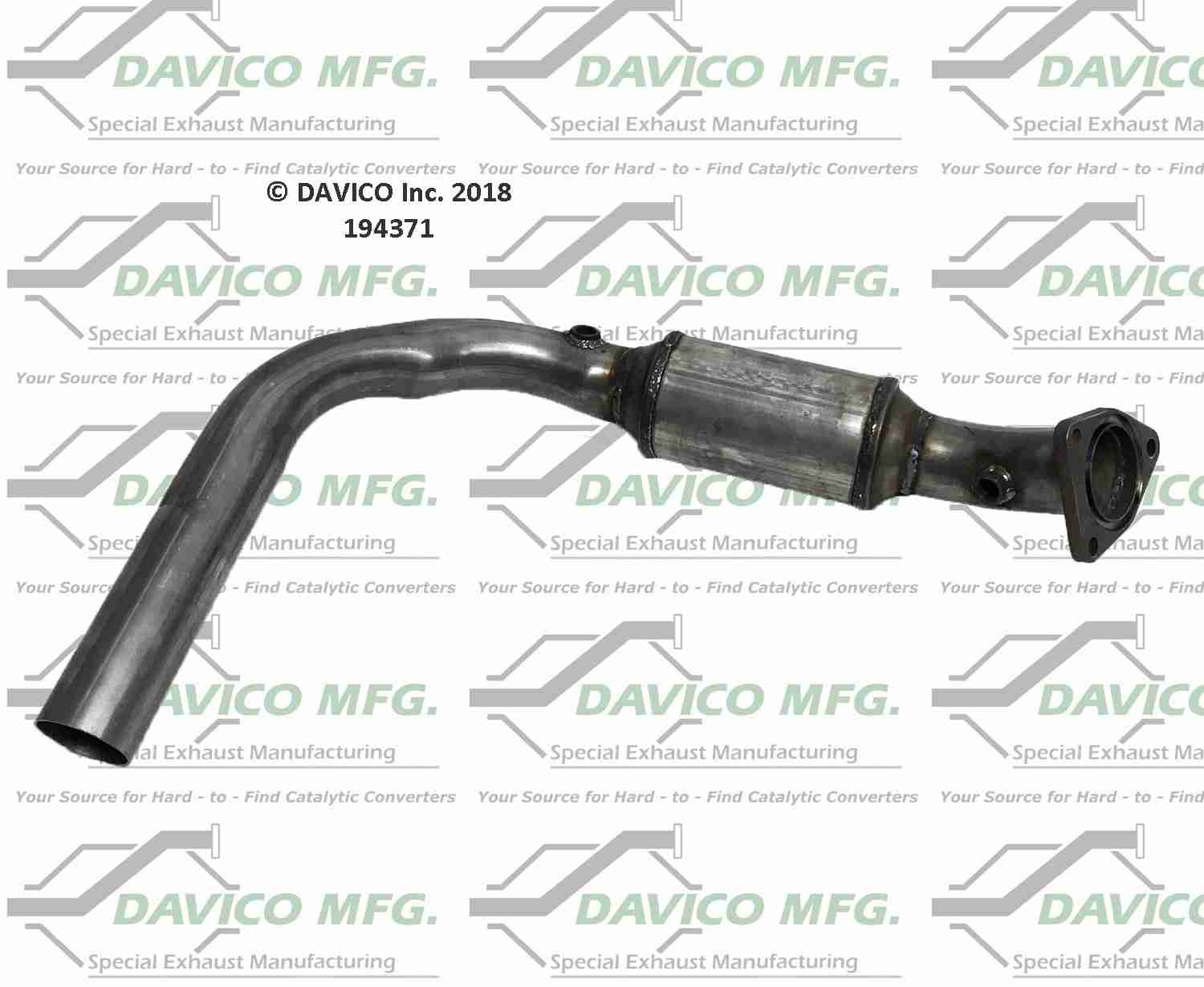 Davico Mfg Exact-Fit Catalytic Converter 194371