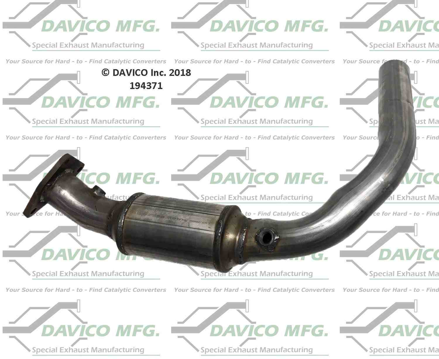 Davico Mfg Exact-Fit Catalytic Converter 194371