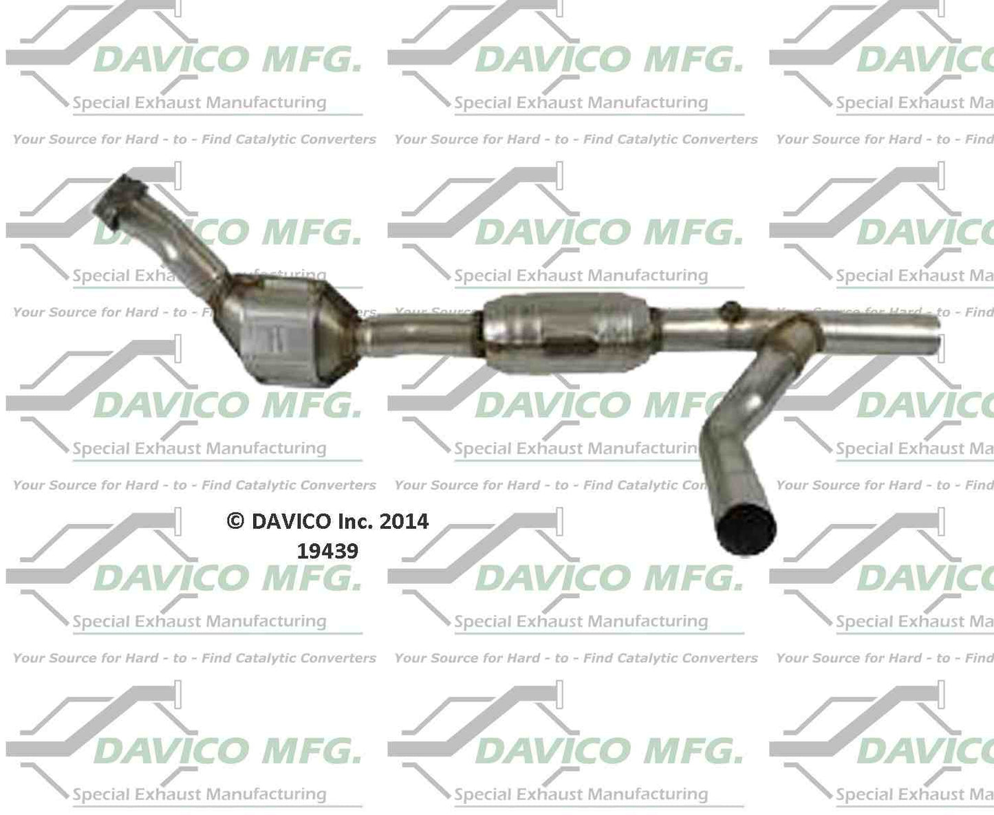 Davico Mfg Exact-Fit Catalytic Converter 19439