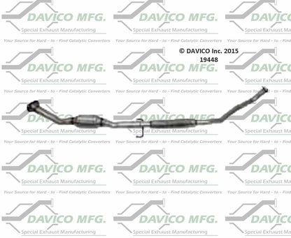 Davico Mfg Exact-Fit Catalytic Converter 19448