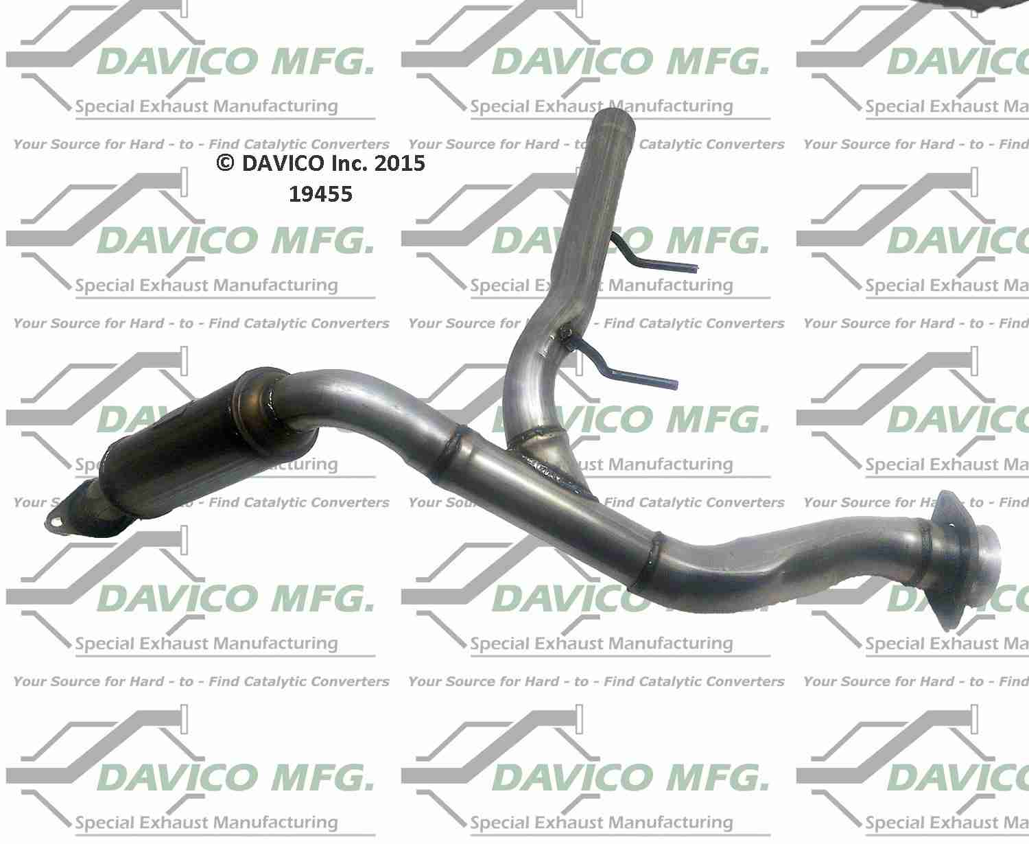 Davico Mfg Exact-Fit Catalytic Converter 19455