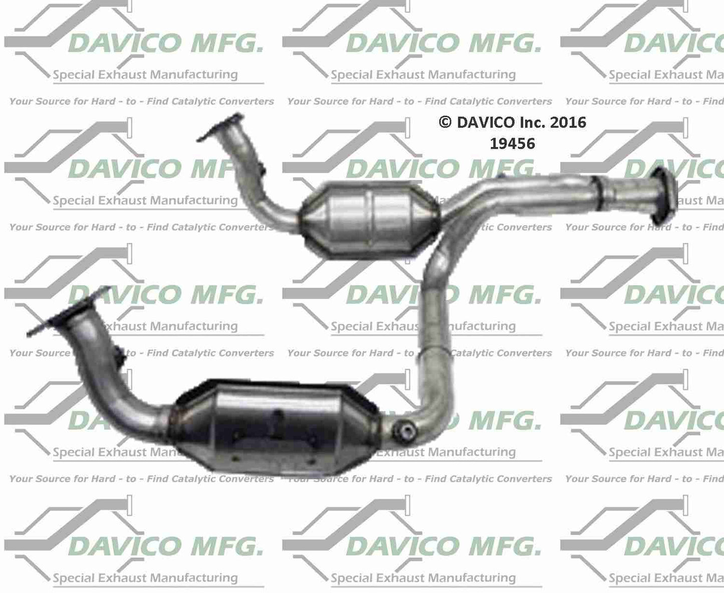 Davico Mfg Exact-Fit Catalytic Converter 19456